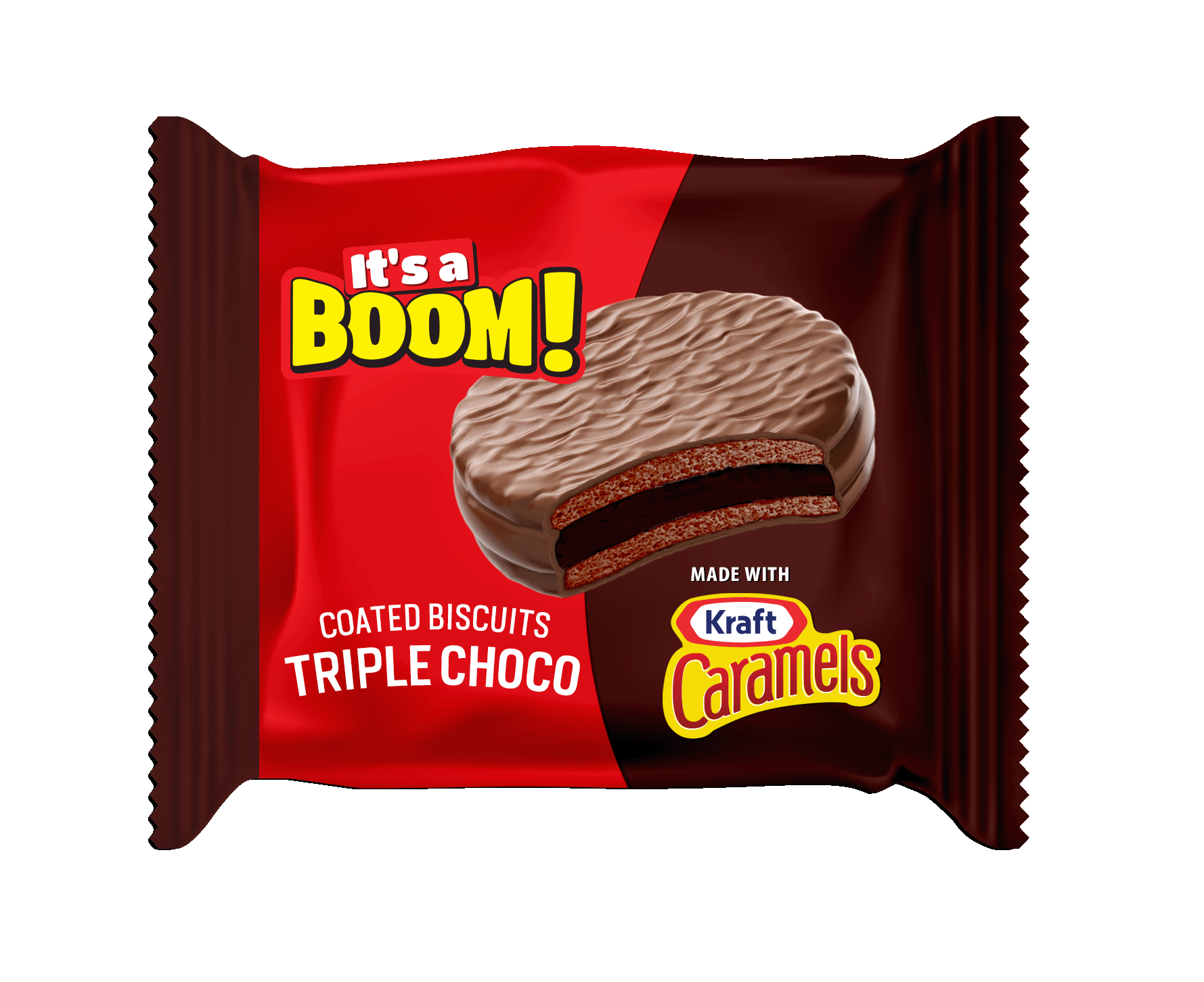 Coated Biscuits filled with Choco Sandwich